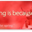 The reason why I am waiting for spring is because